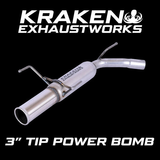 VAUXHALL CORSA C 2001-2006 1.2 1.4 1.8SRI SPORTS EXHAUST POWER BOMB 3"