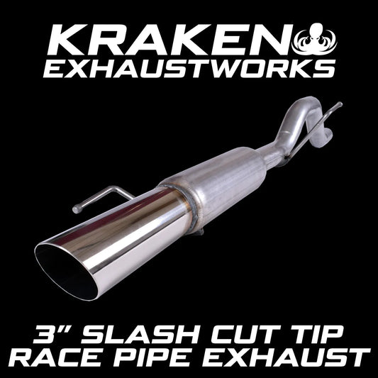 VAUXHALL CORSA D 2006-2015 1.2 1.4 SLASH CUT SPORTS EXHAUST RACE STRAIGHT BOMB